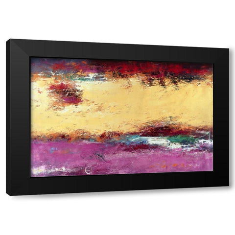 A Bridge to Joy Black Modern Wood Framed Art Print by Bothne, Janet