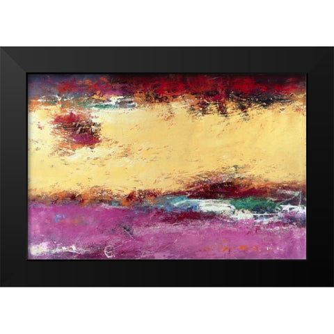 A Bridge to Joy Black Modern Wood Framed Art Print by Bothne, Janet