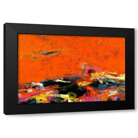 Jubilation Black Modern Wood Framed Art Print by Bothne, Janet