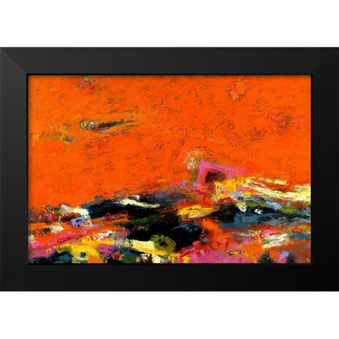 Jubilation Black Modern Wood Framed Art Print by Bothne, Janet