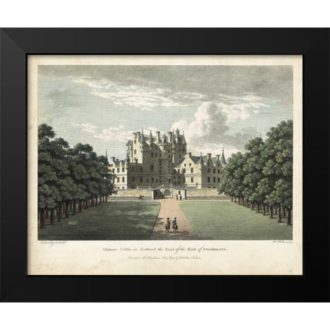 Watts Views II Black Modern Wood Framed Art Print by Watts, W.