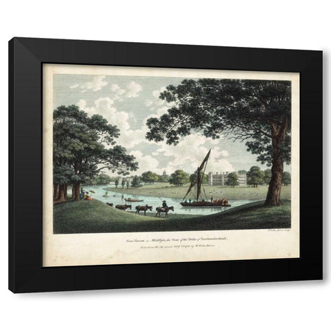 Watts Views VII Black Modern Wood Framed Art Print by Watts, W.