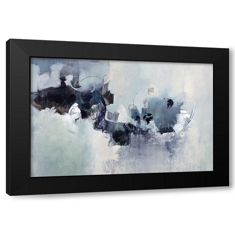 Limmerick Breeze Black Modern Wood Framed Art Print by Taylor, Kari