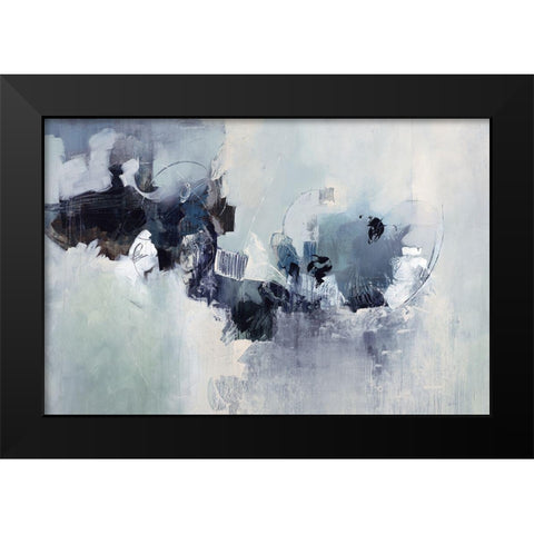 Limmerick Breeze Black Modern Wood Framed Art Print by Taylor, Kari