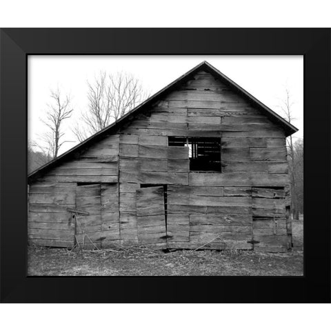 Weather Worn III Black Modern Wood Framed Art Print by Ludwig, Alicia