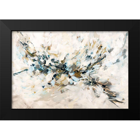 Rising Falcon Black Modern Wood Framed Art Print by Taylor, Kari
