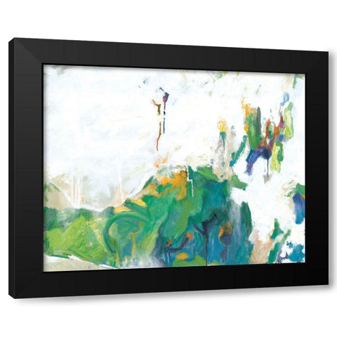 Hints of Spring Black Modern Wood Framed Art Print by Circle Art Group