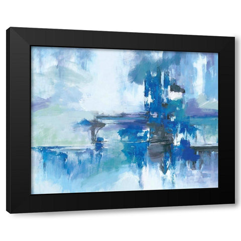 Patience Black Modern Wood Framed Art Print by Circle Art Group