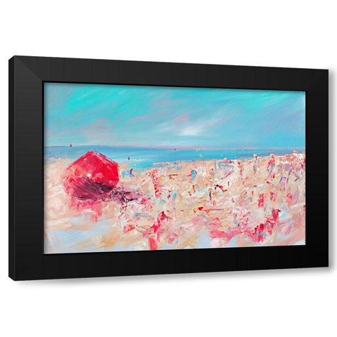 Spring Break I Black Modern Wood Framed Art Print by Circle Art Group