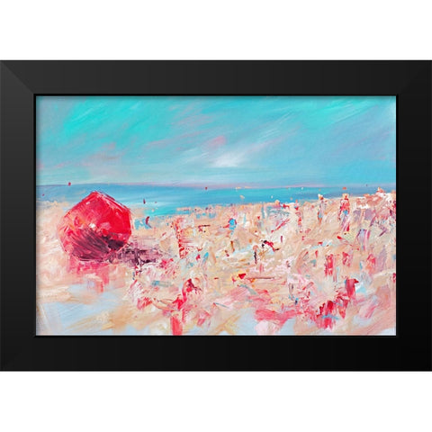 Spring Break I Black Modern Wood Framed Art Print by Circle Art Group