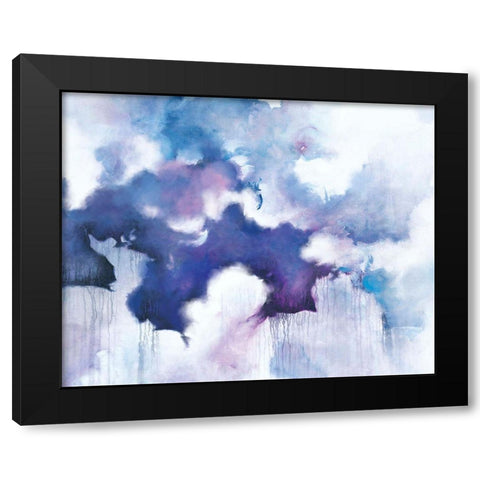 Acquiesce Black Modern Wood Framed Art Print by Circle Art Group