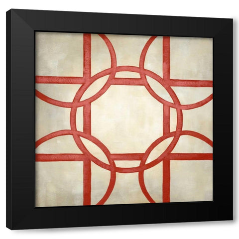 Classical Symmetry XII Black Modern Wood Framed Art Print with Double Matting by Zarris, Chariklia