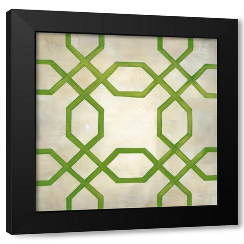 Classical Symmetry XV Black Modern Wood Framed Art Print with Double Matting by Zarris, Chariklia