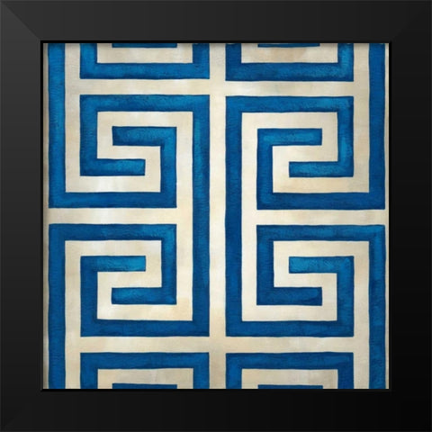 Classical Symmetry XVI Black Modern Wood Framed Art Print by Zarris, Chariklia