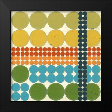 Arcade II Black Modern Wood Framed Art Print by Vess, June Erica