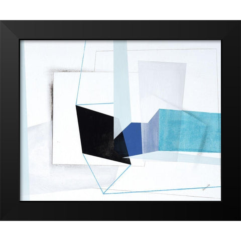 Mixtape I Black Modern Wood Framed Art Print by Edmunds, Sydney