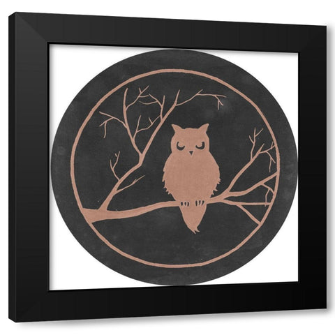 Spooky Chalkboard Collection C Black Modern Wood Framed Art Print by Popp, Grace
