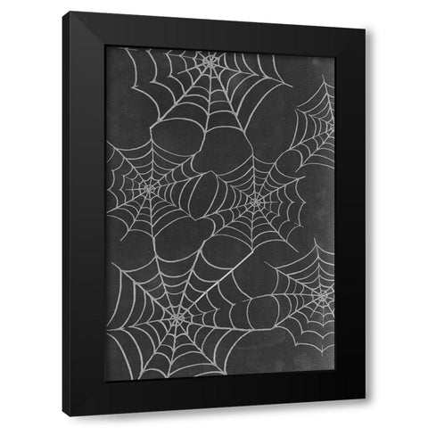 Spooky Chalkboard Collection E Black Modern Wood Framed Art Print by Popp, Grace