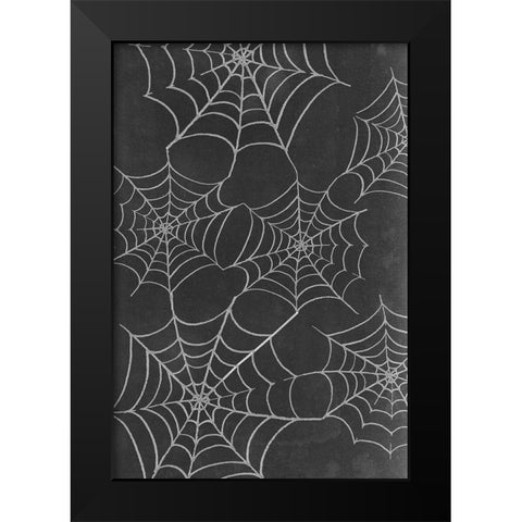 Spooky Chalkboard Collection E Black Modern Wood Framed Art Print by Popp, Grace