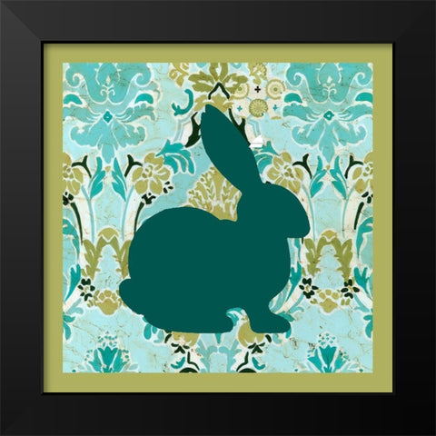Decorative Easter Collection B Black Modern Wood Framed Art Print by Vision Studio