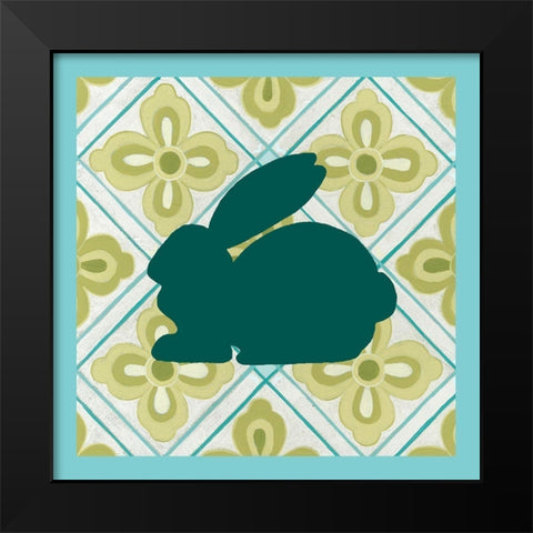 Decorative Easter Collection C Black Modern Wood Framed Art Print by Vision Studio