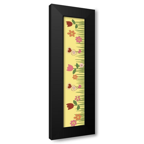 Easter Sweeties Collection D Black Modern Wood Framed Art Print with Double Matting by Vess, June Erica