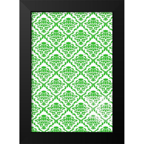 Let it Snow Collection E Black Modern Wood Framed Art Print by Vess, June Erica