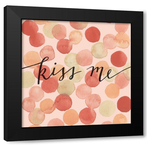 Modern Romance Collection H Black Modern Wood Framed Art Print by Popp, Grace