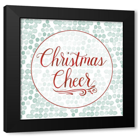 Christmas Tree Whimsy Collection G Black Modern Wood Framed Art Print with Double Matting by Popp, Grace