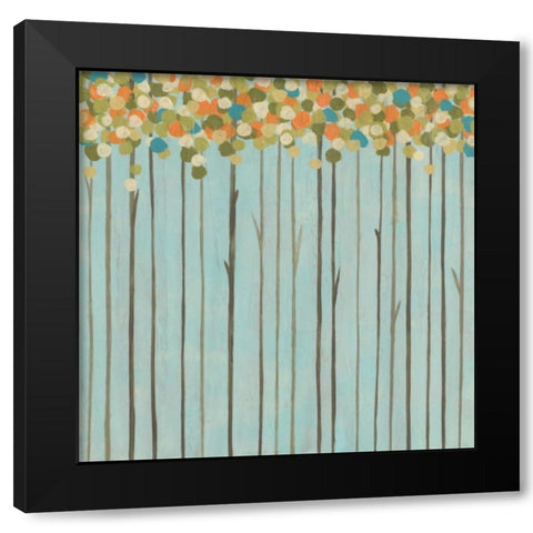 Birch Grove I Black Modern Wood Framed Art Print with Double Matting by Vess, June Erica