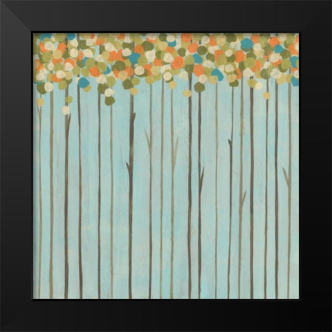 Birch Grove I Black Modern Wood Framed Art Print by Vess, June Erica