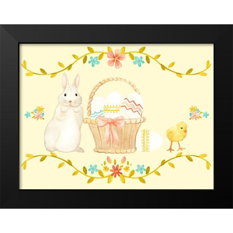 Sweet Easter Collection A Black Modern Wood Framed Art Print by Vess, June Erica
