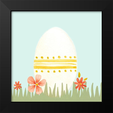Sweet Easter Collection C Black Modern Wood Framed Art Print by Vess, June Erica
