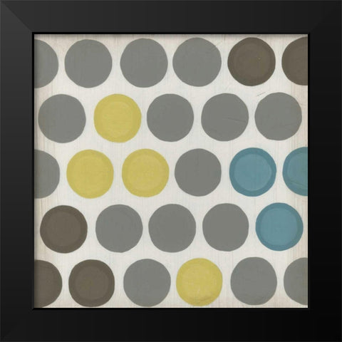 Marquee Lights II Black Modern Wood Framed Art Print by Vess, June Erica