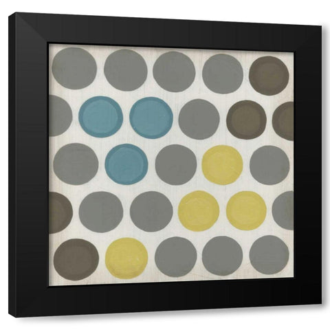 Marquee Lights III Black Modern Wood Framed Art Print by Vess, June Erica