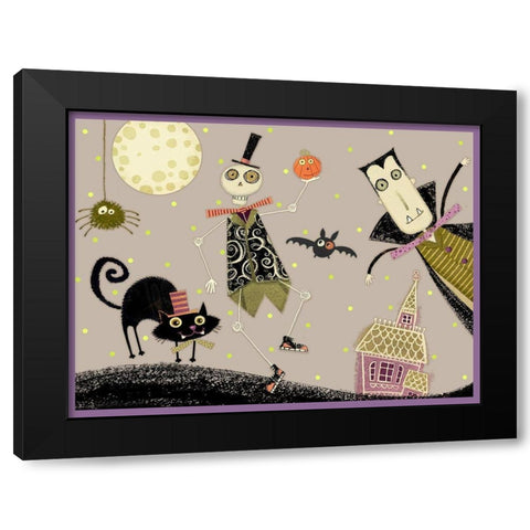 EEK Collection A Black Modern Wood Framed Art Print with Double Matting by Eisner, Viv
