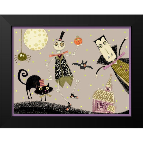 EEK Collection A Black Modern Wood Framed Art Print by Eisner, Viv