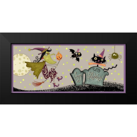 EEK Collection D Black Modern Wood Framed Art Print by Eisner, Viv