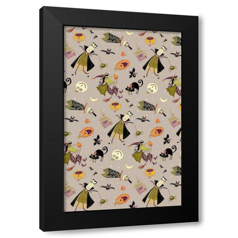 EEK Collection E Black Modern Wood Framed Art Print by Eisner, Viv