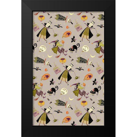 EEK Collection E Black Modern Wood Framed Art Print by Eisner, Viv