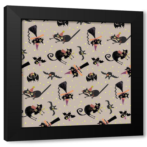 EEK Collection F Black Modern Wood Framed Art Print by Eisner, Viv