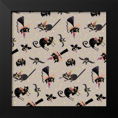 EEK Collection F Black Modern Wood Framed Art Print by Eisner, Viv