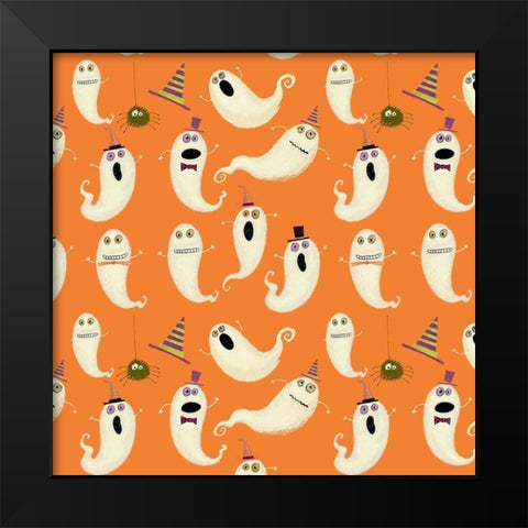 Happy Haunting Collection I Black Modern Wood Framed Art Print by Eisner, Viv