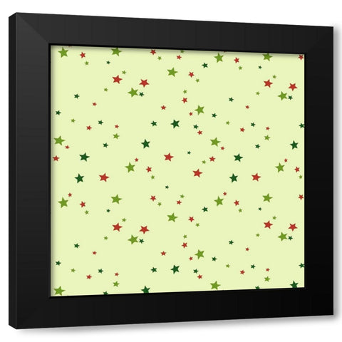 Harlequin Christmas Collection H Black Modern Wood Framed Art Print by Eisner, Viv