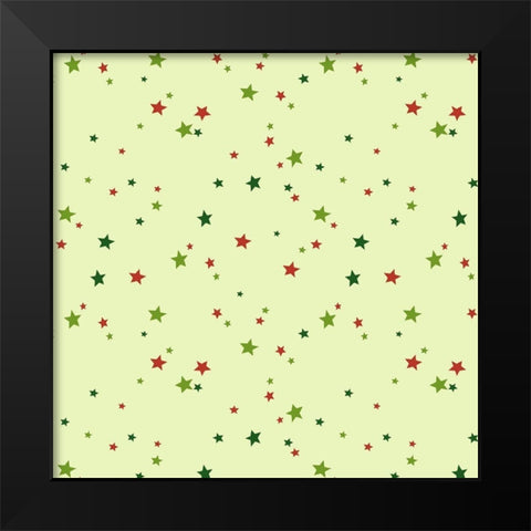 Harlequin Christmas Collection H Black Modern Wood Framed Art Print by Eisner, Viv