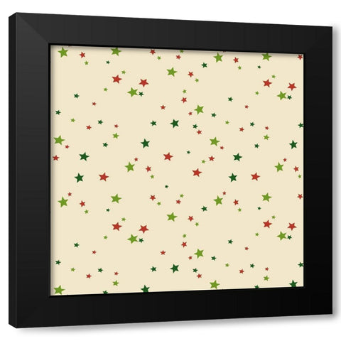 Harlequin Christmas Collection I Black Modern Wood Framed Art Print with Double Matting by Eisner, Viv