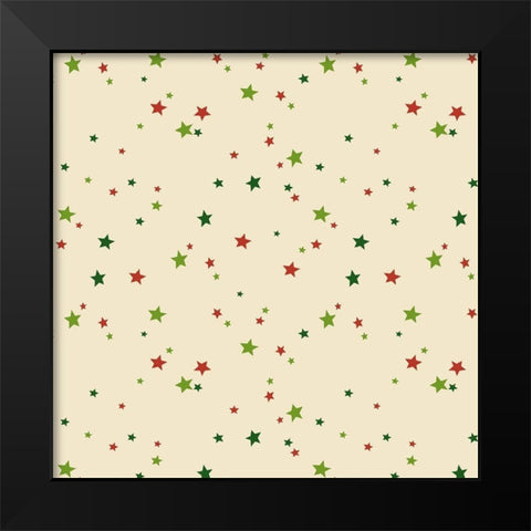 Harlequin Christmas Collection I Black Modern Wood Framed Art Print by Eisner, Viv