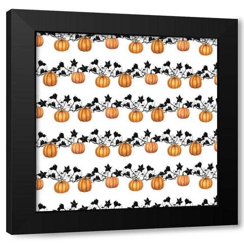 Harvest Moon Collection F Black Modern Wood Framed Art Print with Double Matting by Popp, Grace