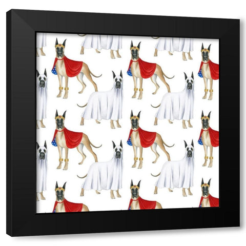 Howloween Collection I Black Modern Wood Framed Art Print with Double Matting by Popp, Grace