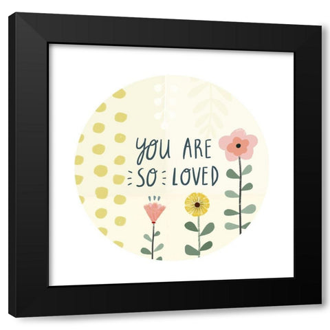 Mama and Me Collection C Black Modern Wood Framed Art Print by Borges, Victoria